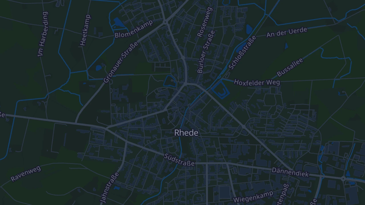 Karte von Rhede