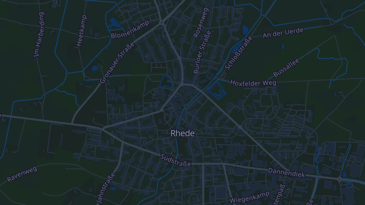 Karte von Rhede