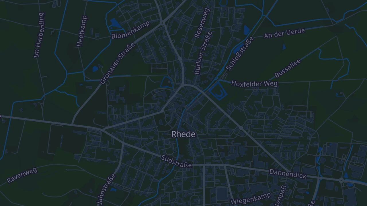 Karte von Rhede