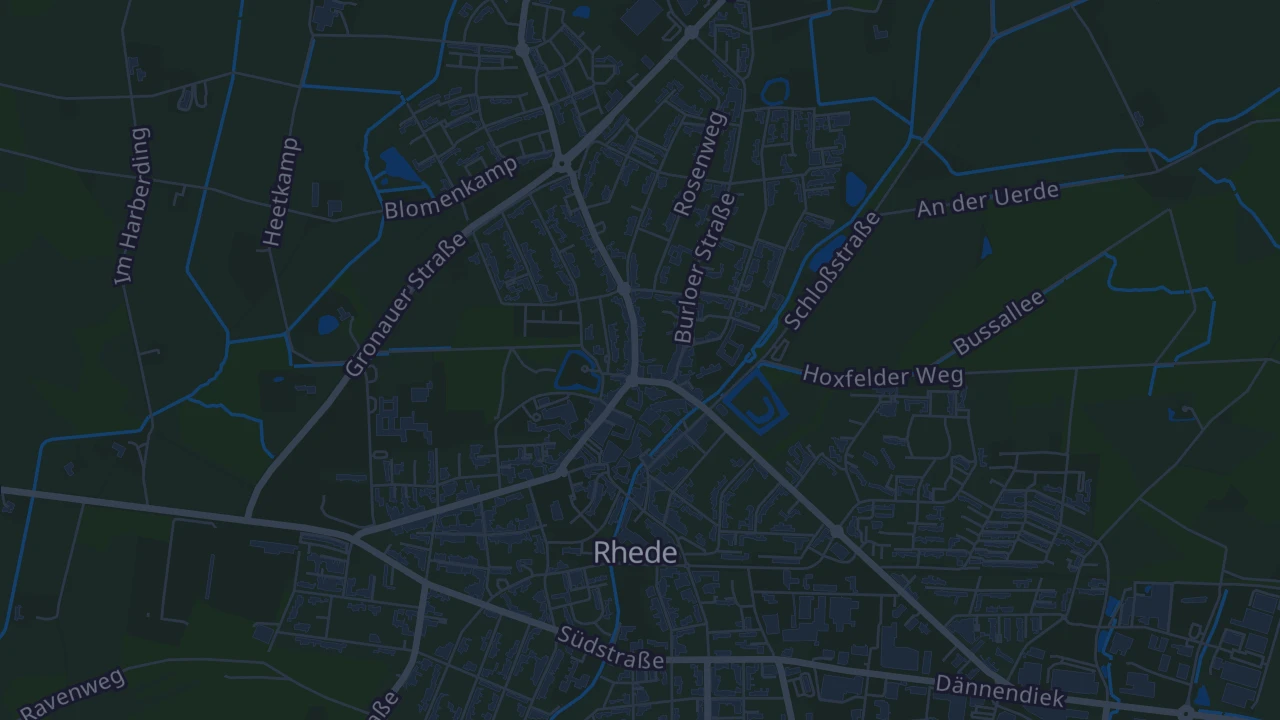 Karte von Rhede