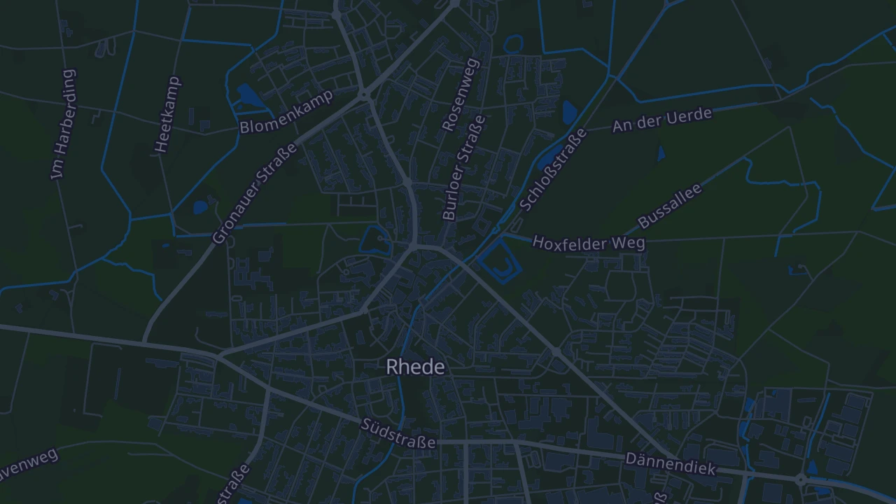 Karte von Rhede