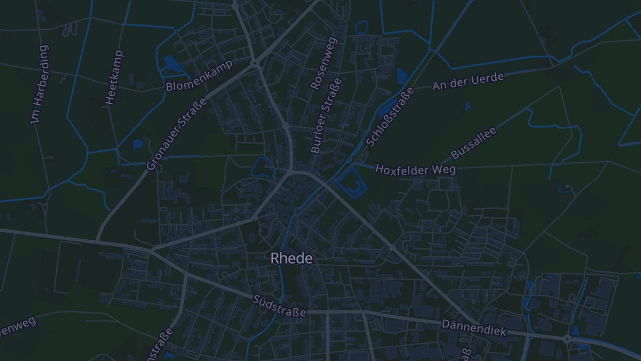 Karte von Rhede