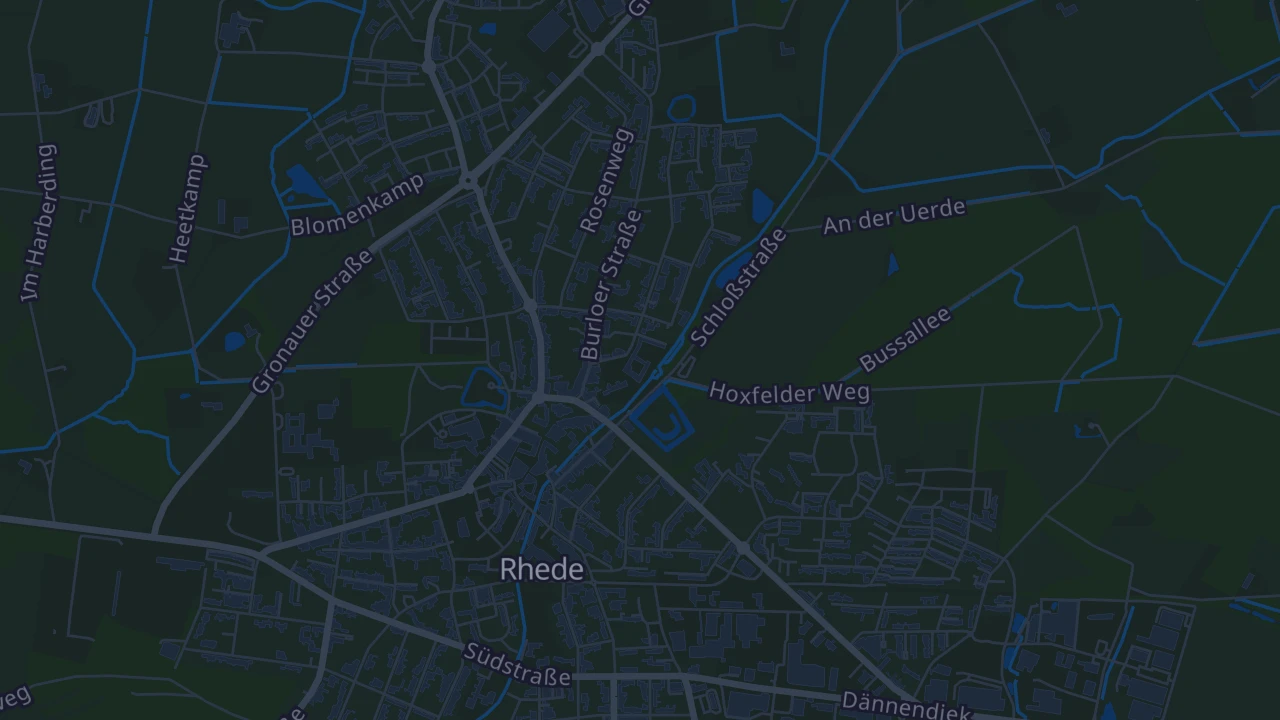 Karte von Rhede