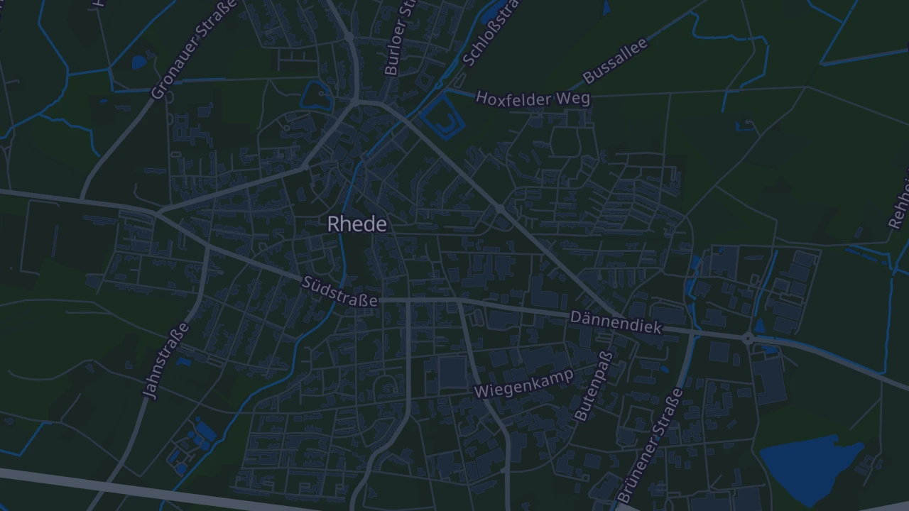 Karte von Rhede