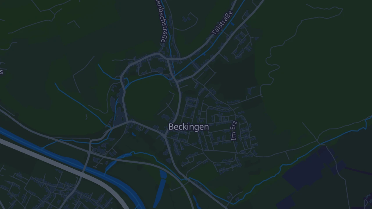 Karte von Beckingen