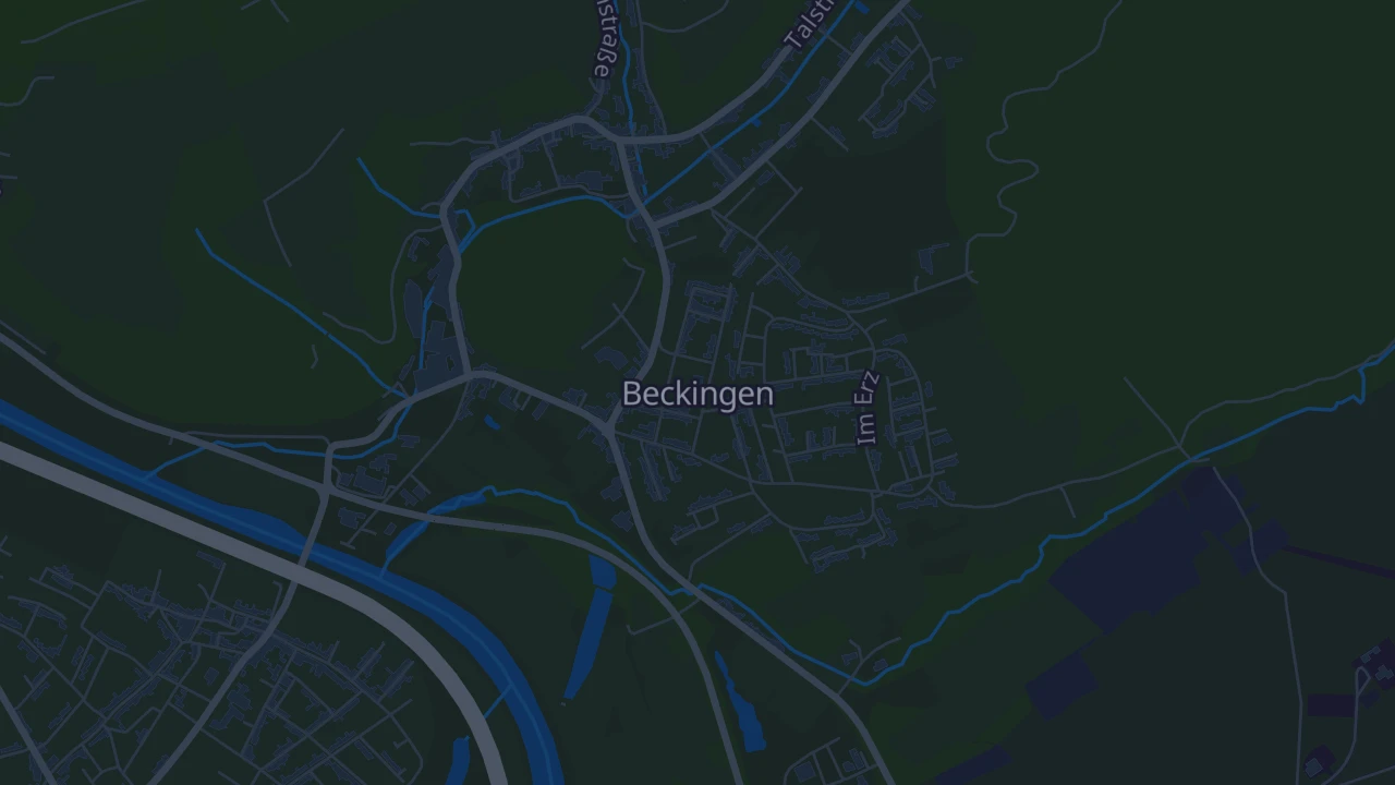 Karte von Beckingen