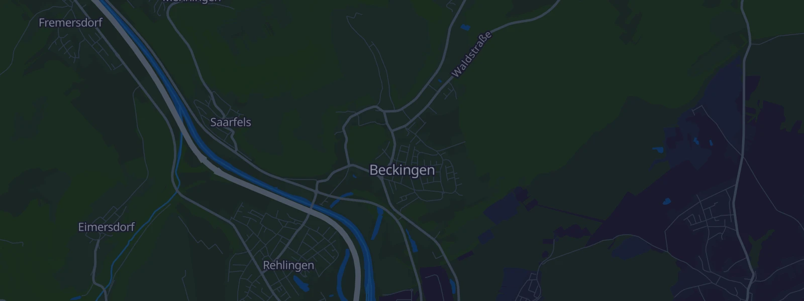 Karte von Beckingen