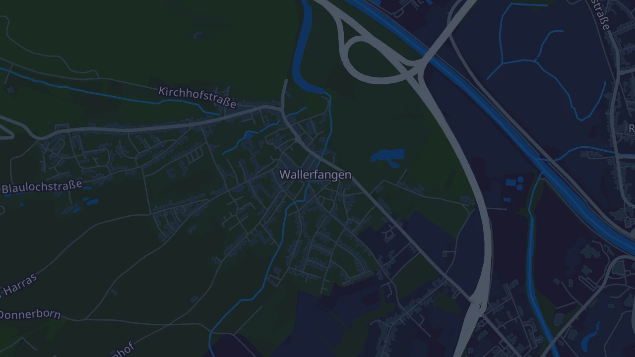 Karte von Wallerfangen