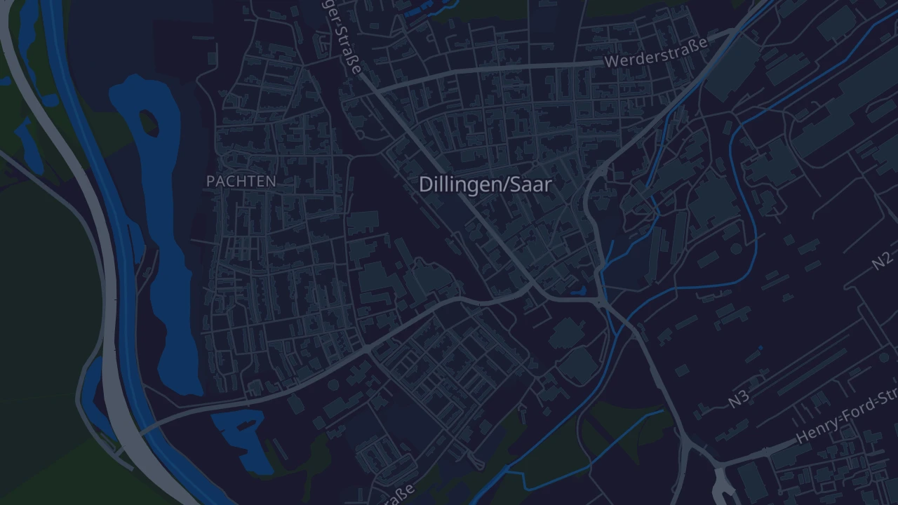 Karte von Dillingen