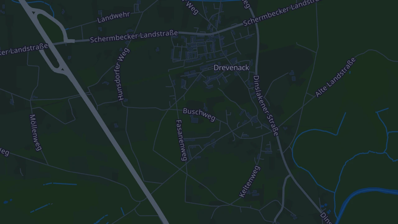 Karte von Hünxe