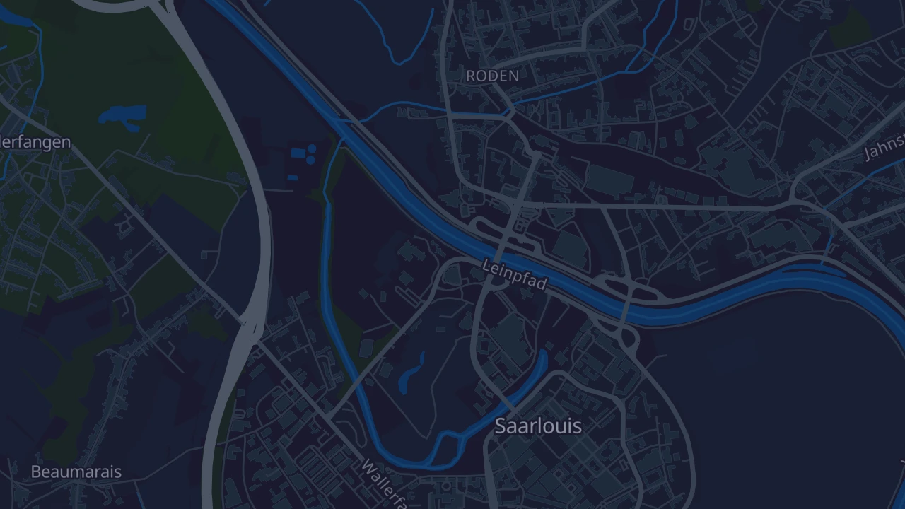 Karte von Saarlouis