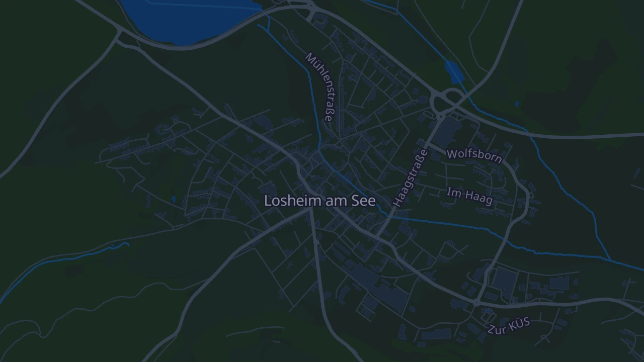 Karte von Losheim am See