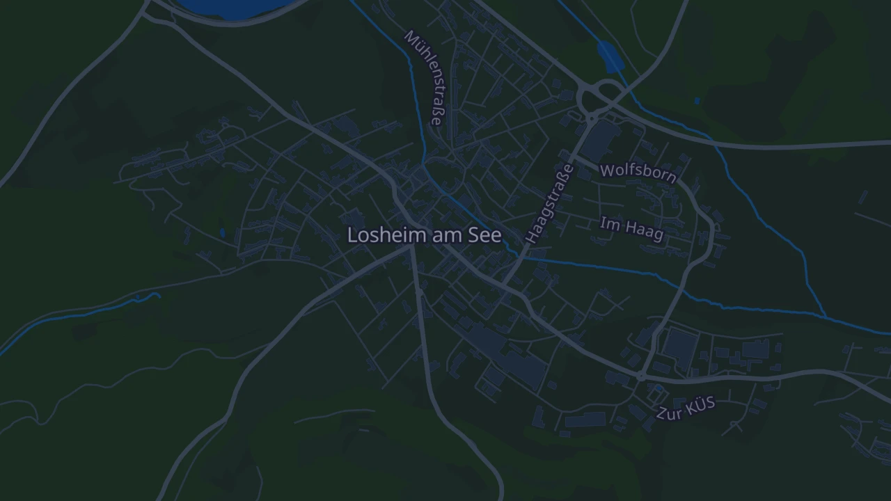 Karte von Losheim am See