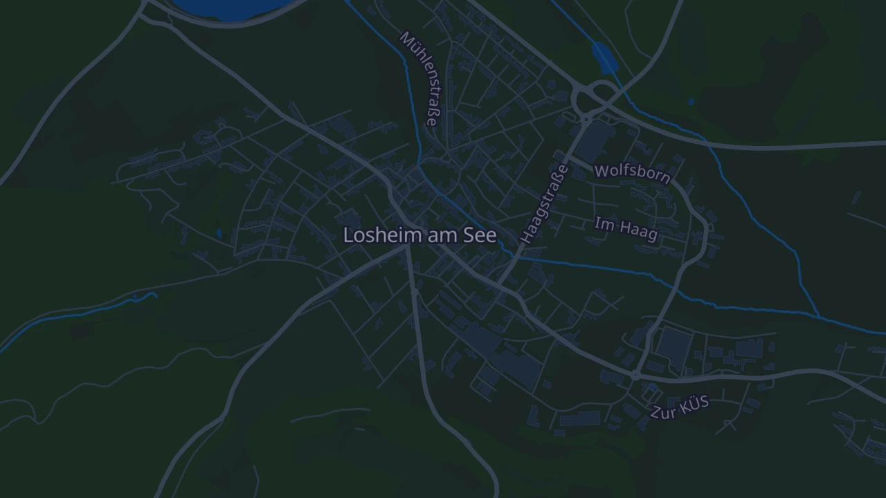 Karte von Losheim am See