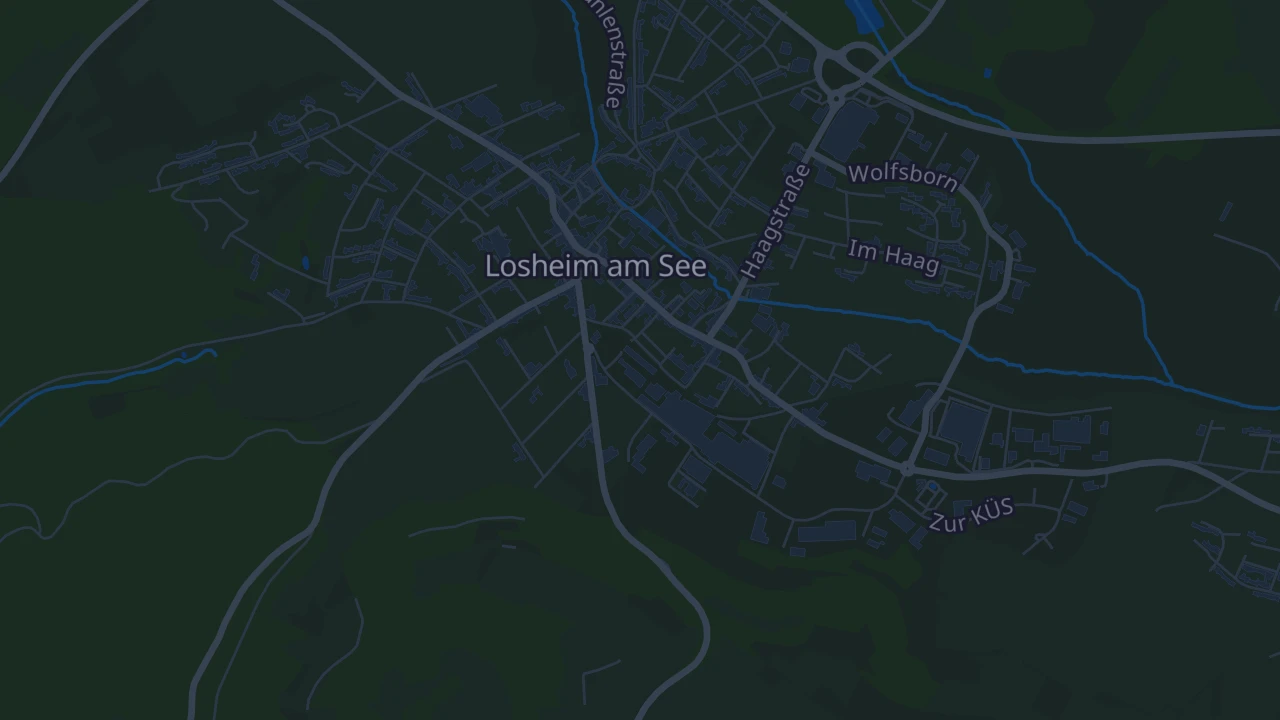 Karte von Losheim am See