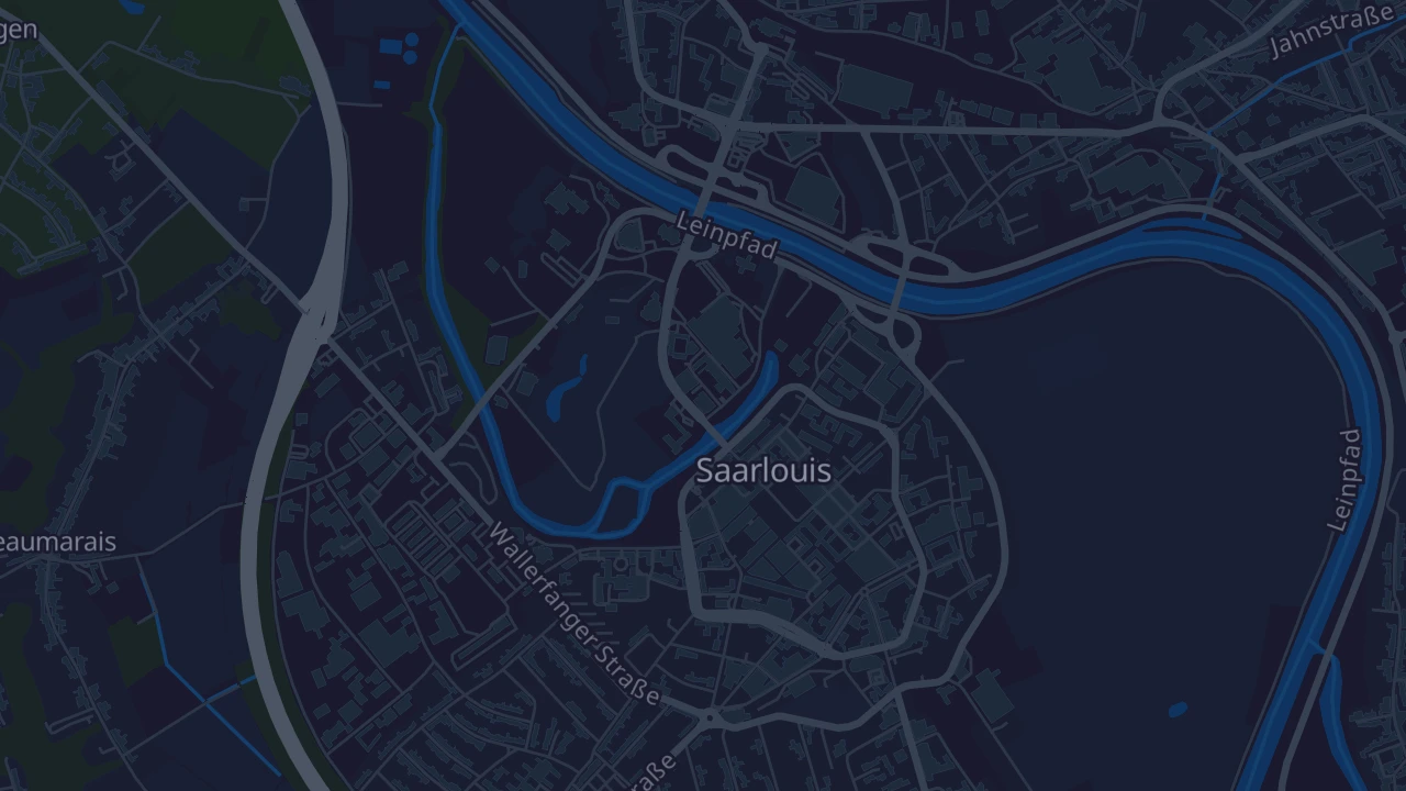 Karte von Saarlouis