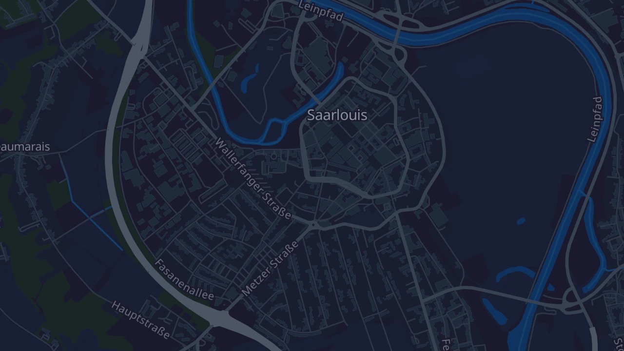 Karte von Saarlouis