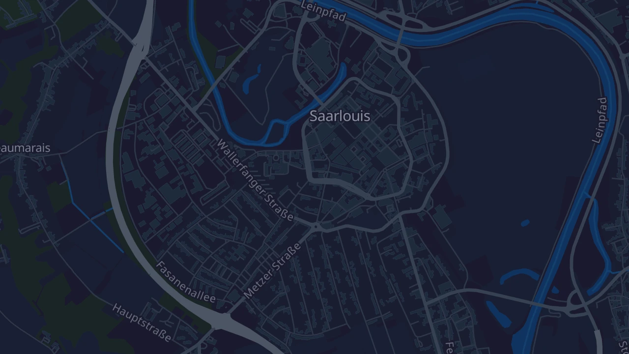 Karte von Saarlouis