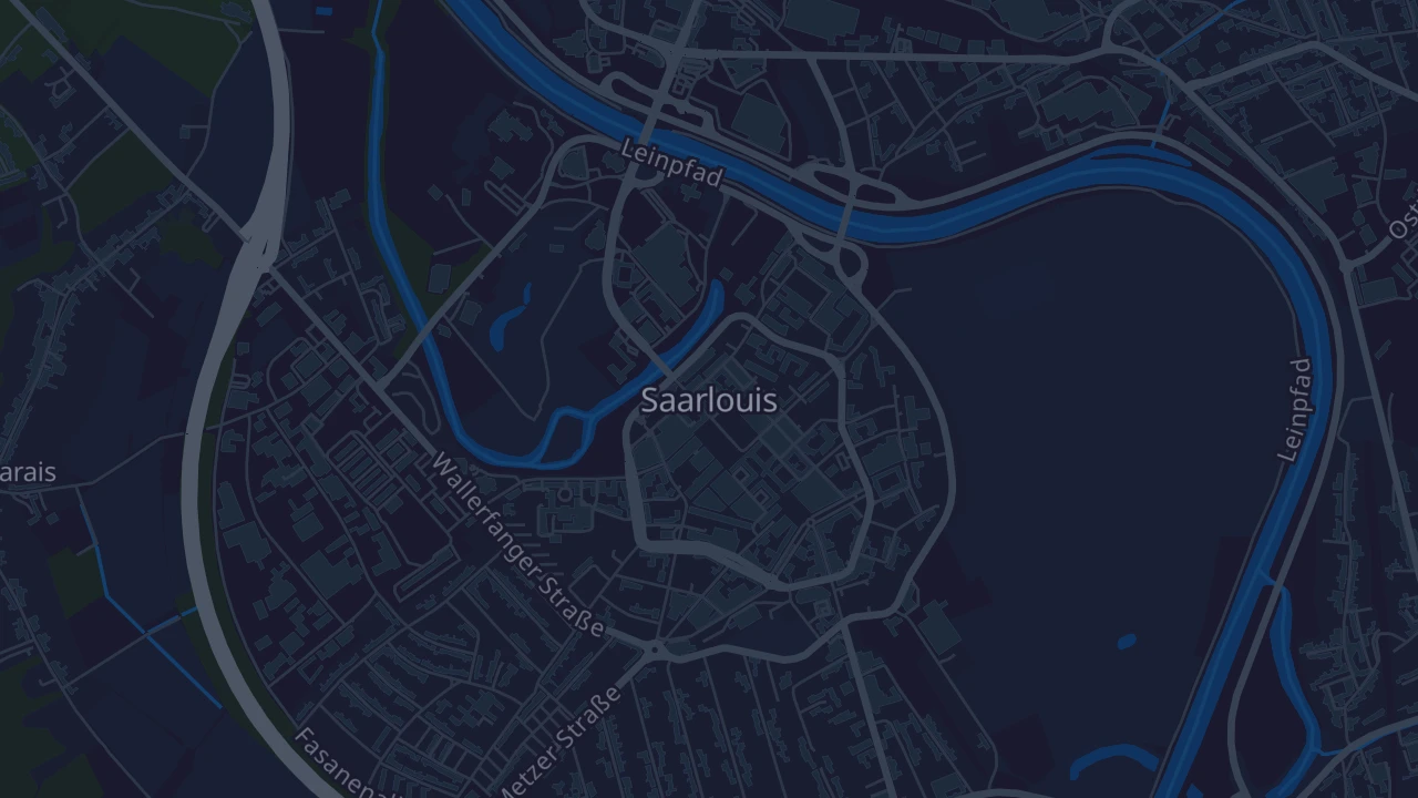 Karte von Saarlouis