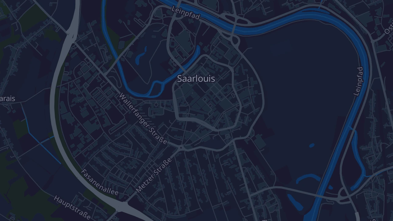 Karte von Saarlouis