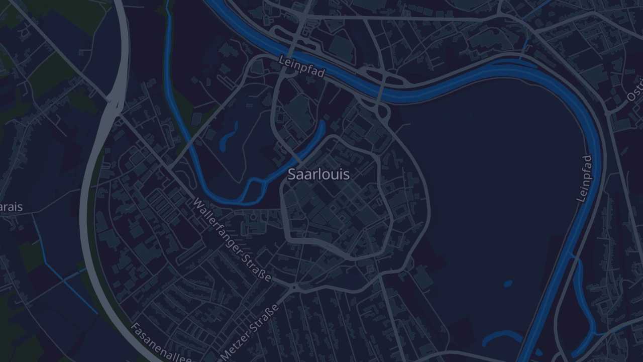 Karte von Saarlouis