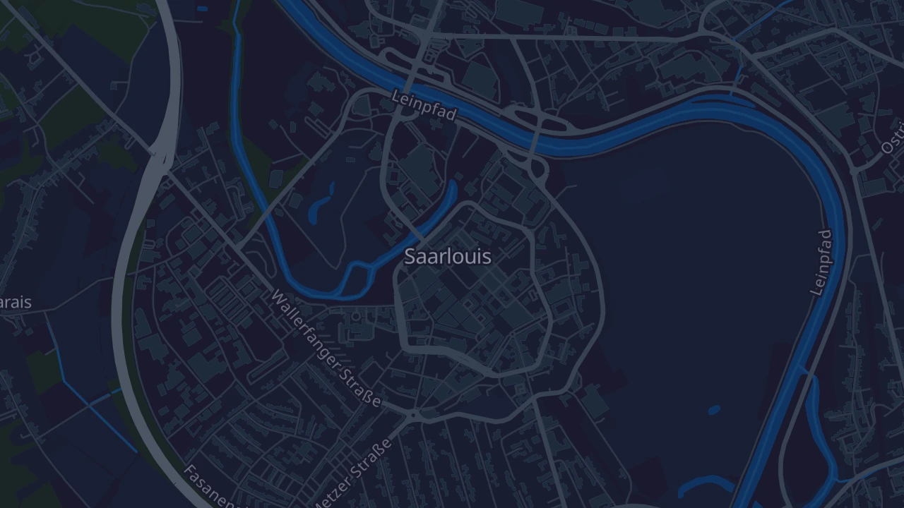 Karte von Saarlouis