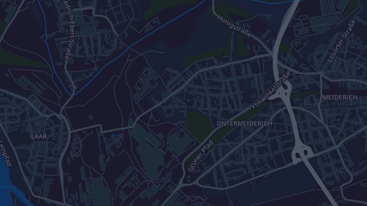 Karte von Duisburg