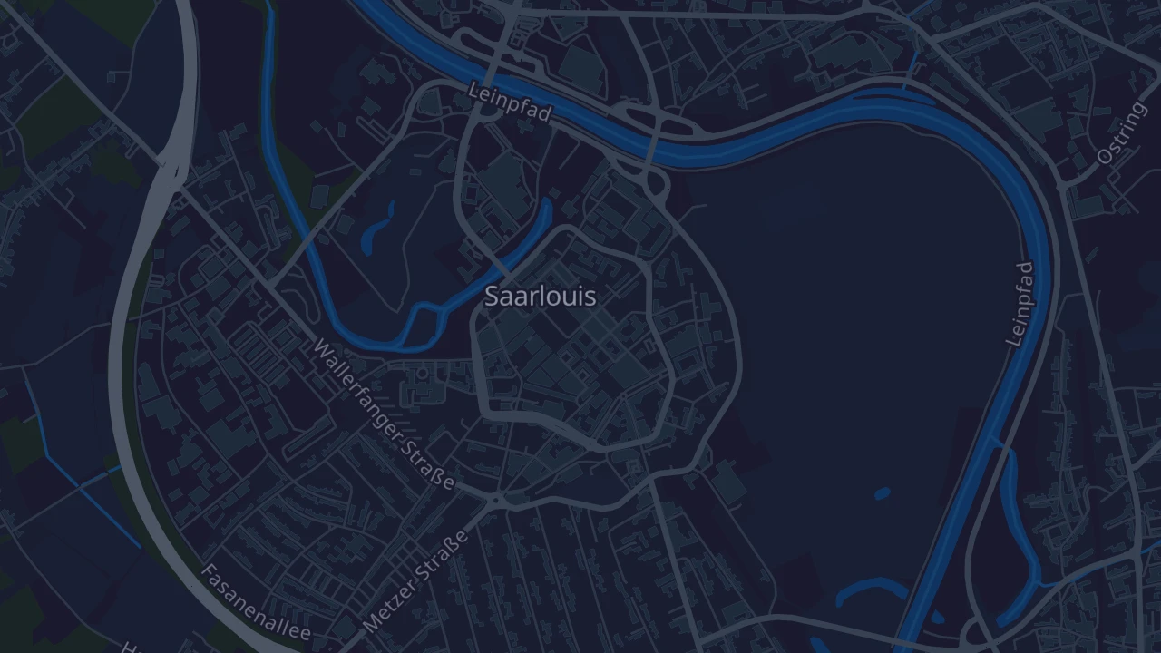 Karte von Saarlouis