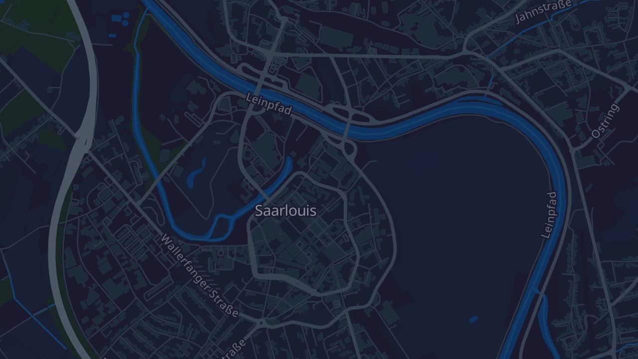 Karte von Saarlouis