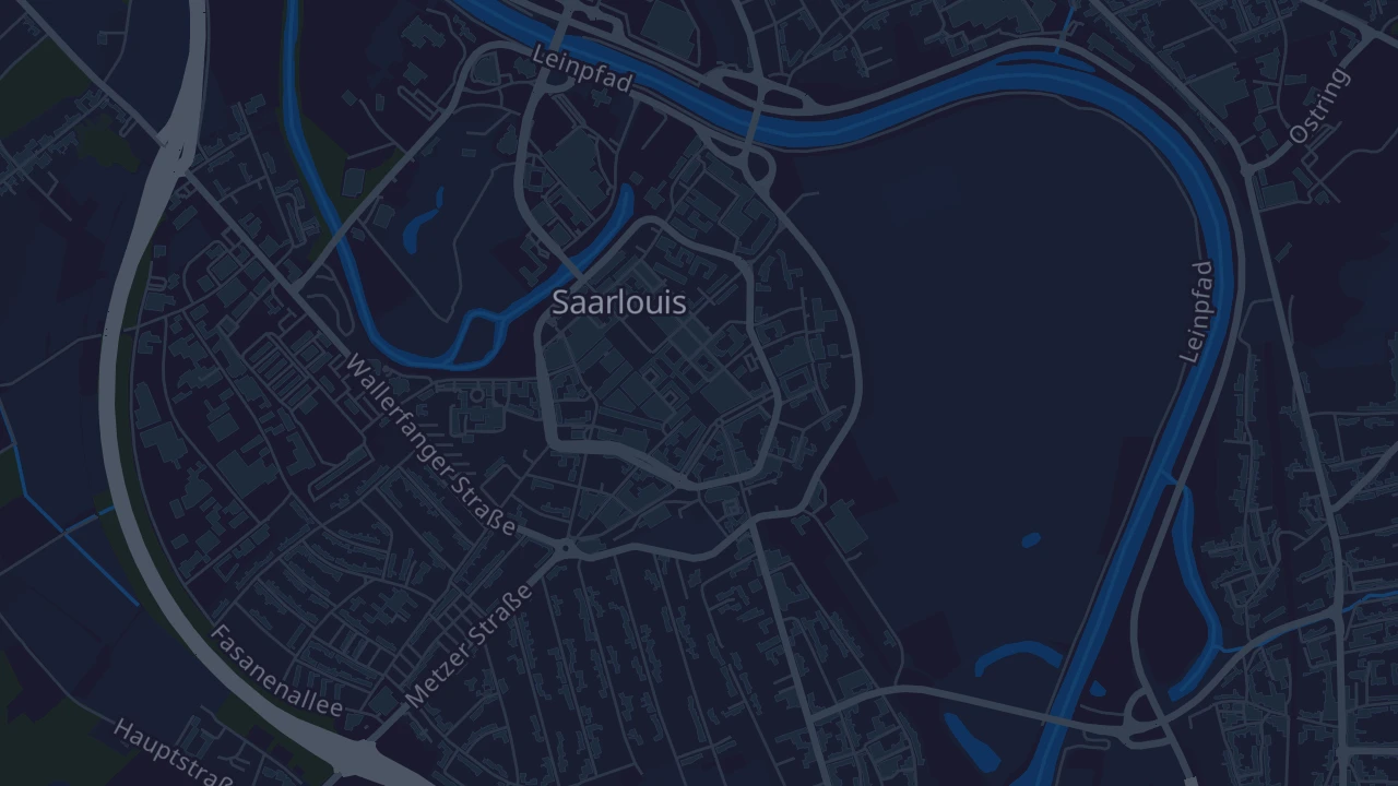 Karte von Saarlouis