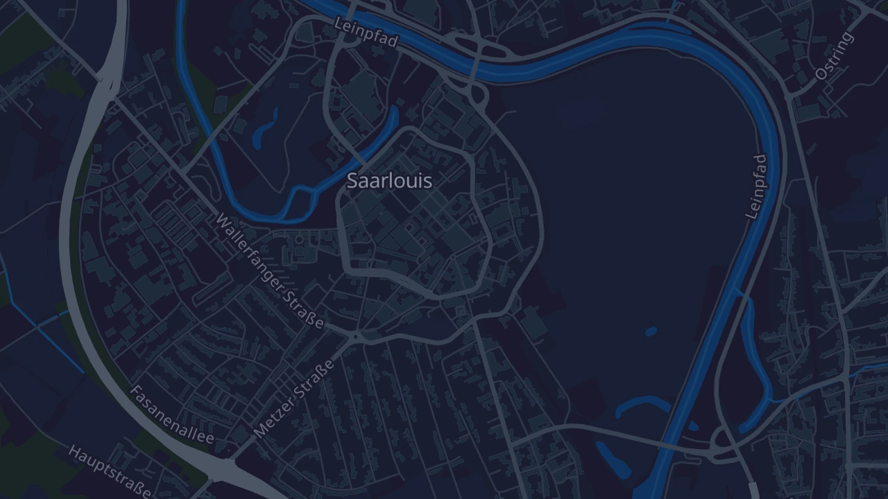 Karte von Saarlouis
