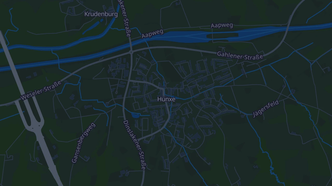Karte von Hünxe