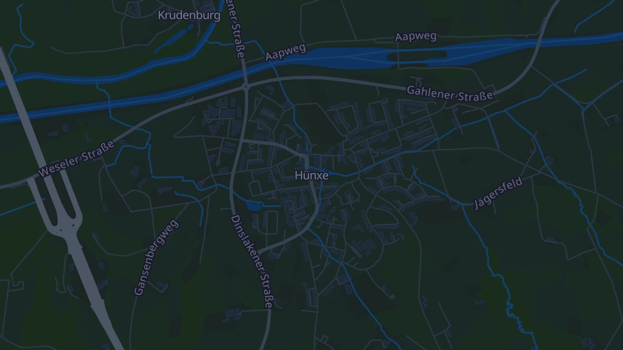 Karte von Hünxe