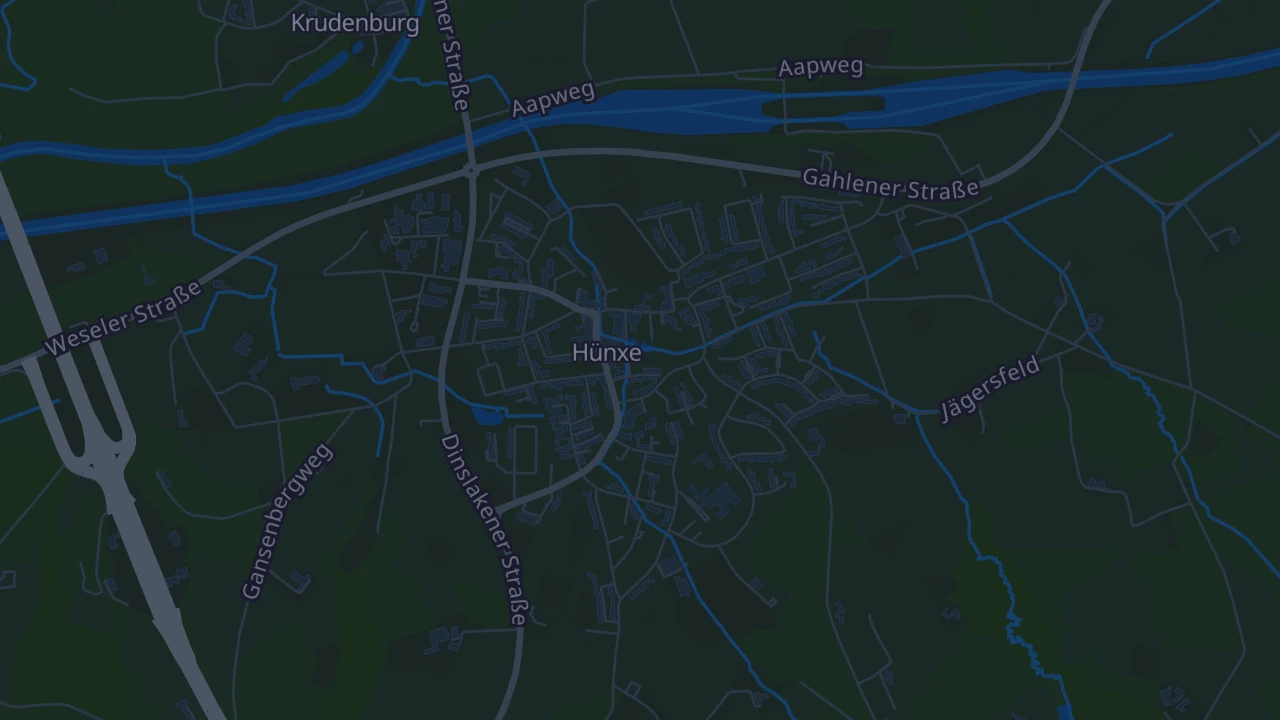 Karte von Hünxe