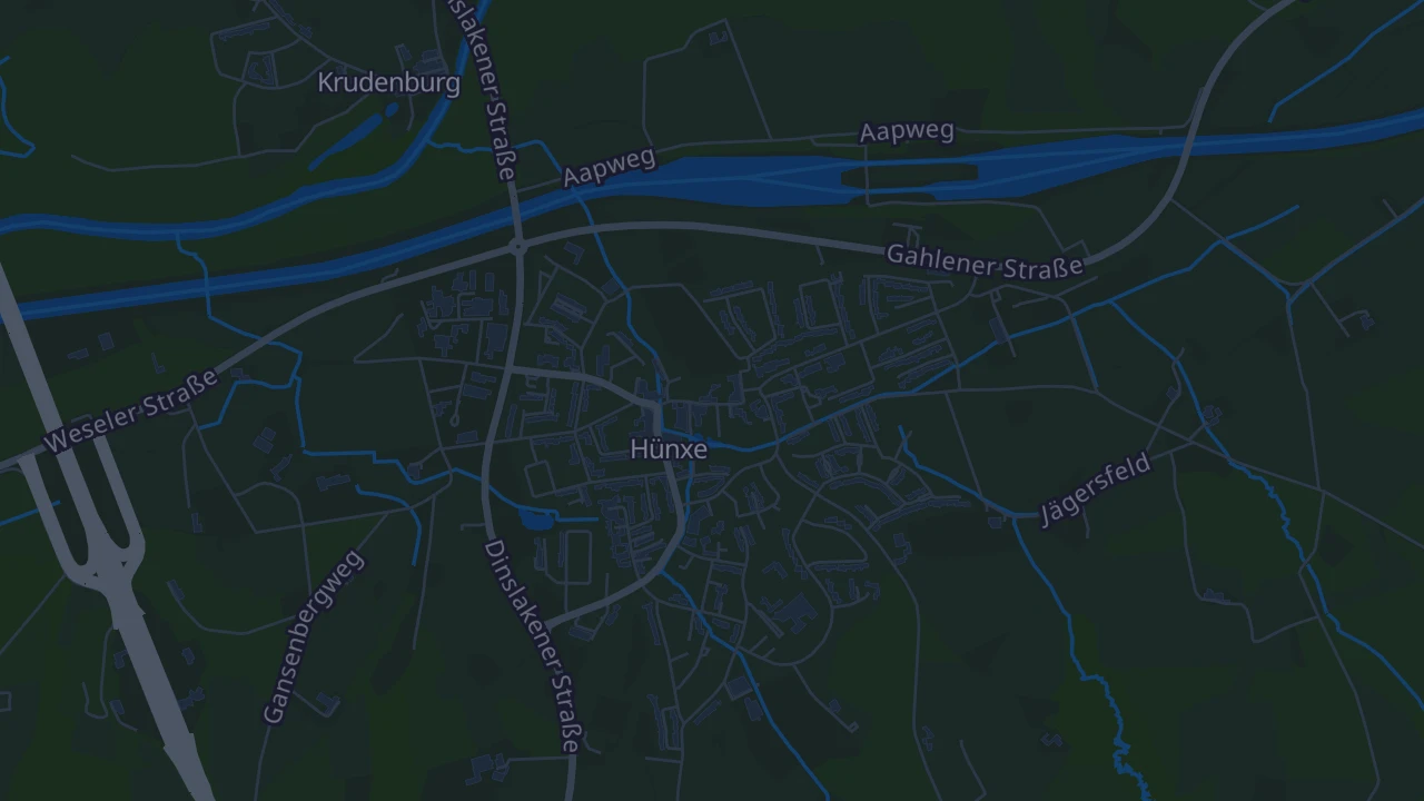Karte von Hünxe