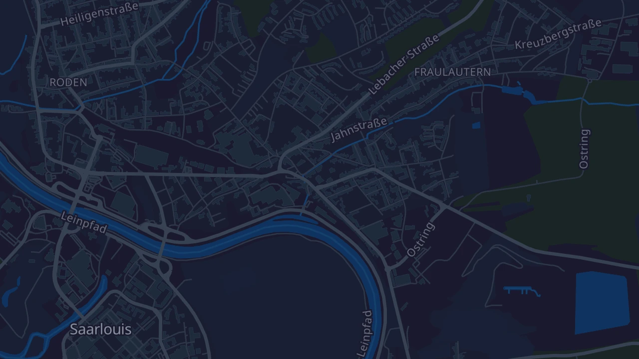 Karte von Saarlouis