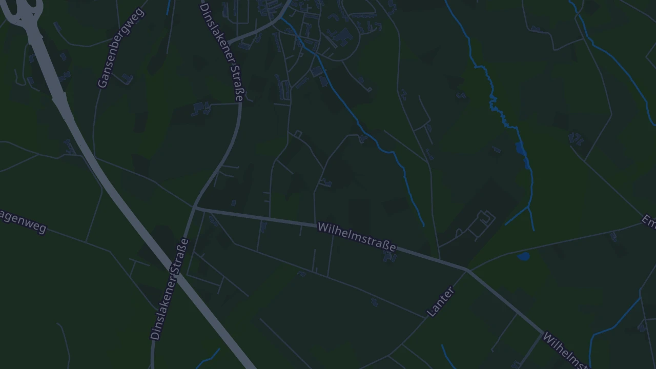 Karte von Hünxe
