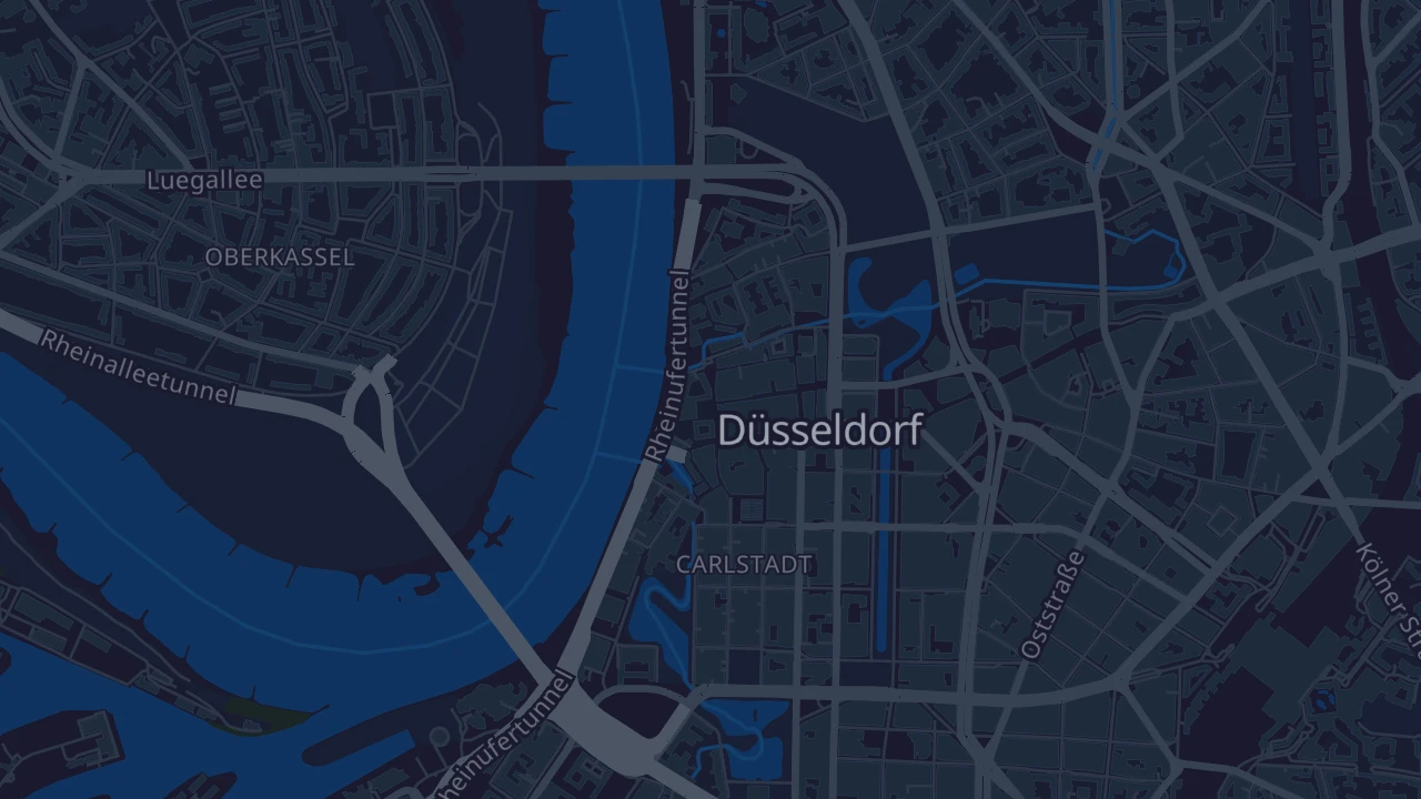 Karte von Düsseldorf