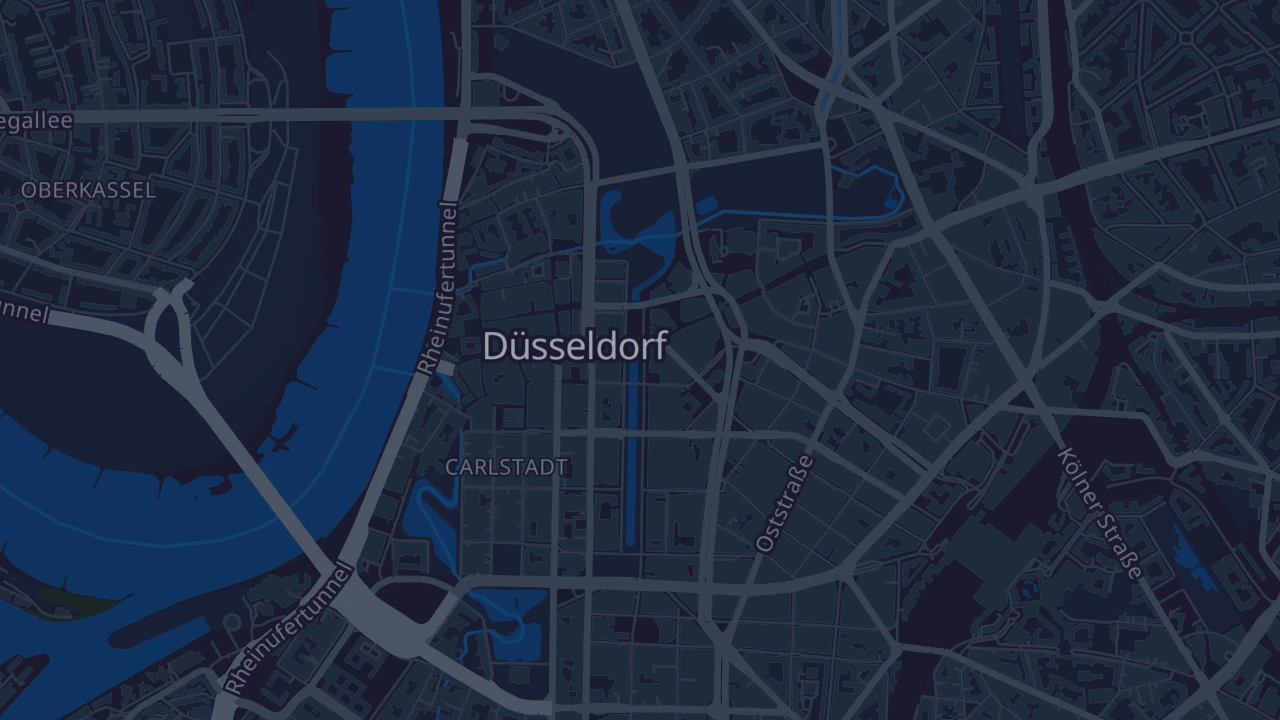 Karte von Düsseldorf
