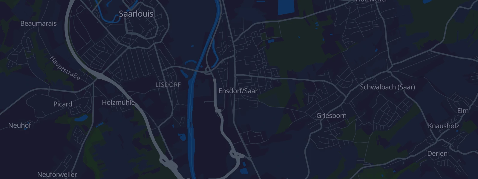 Karte von Ensdorf/Saar