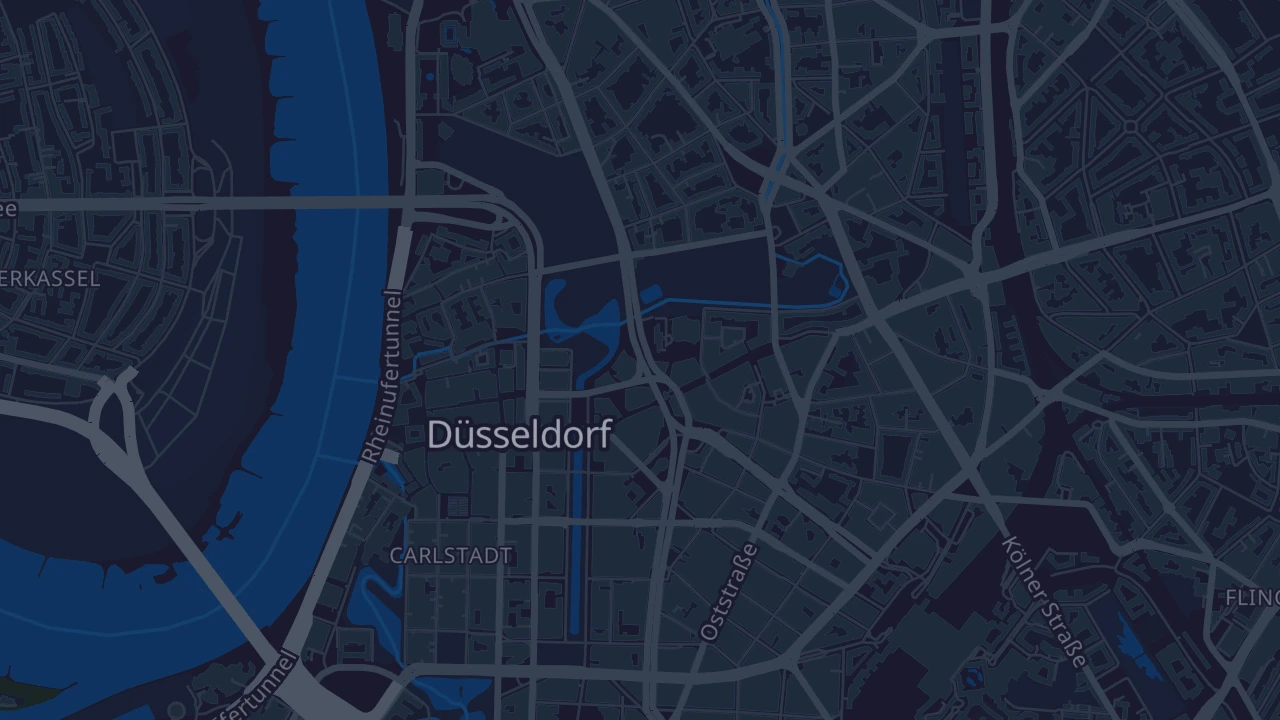 Karte von Düsseldorf