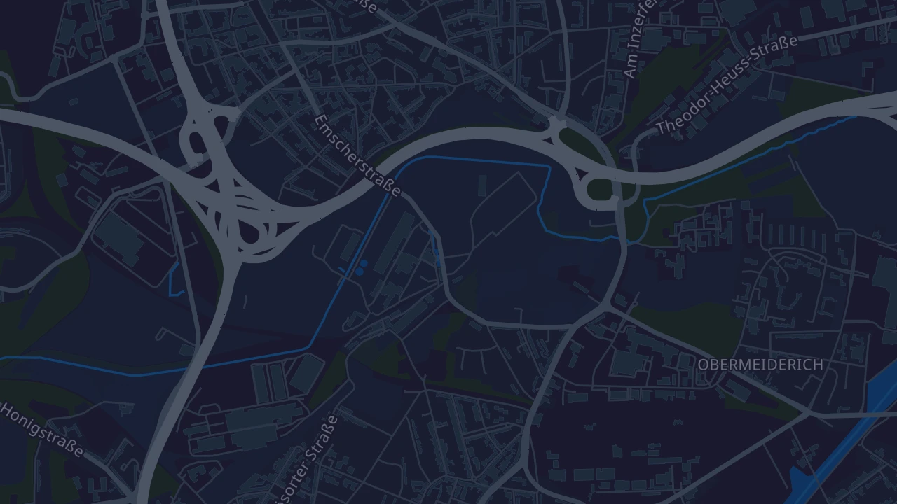 Karte von Duisburg