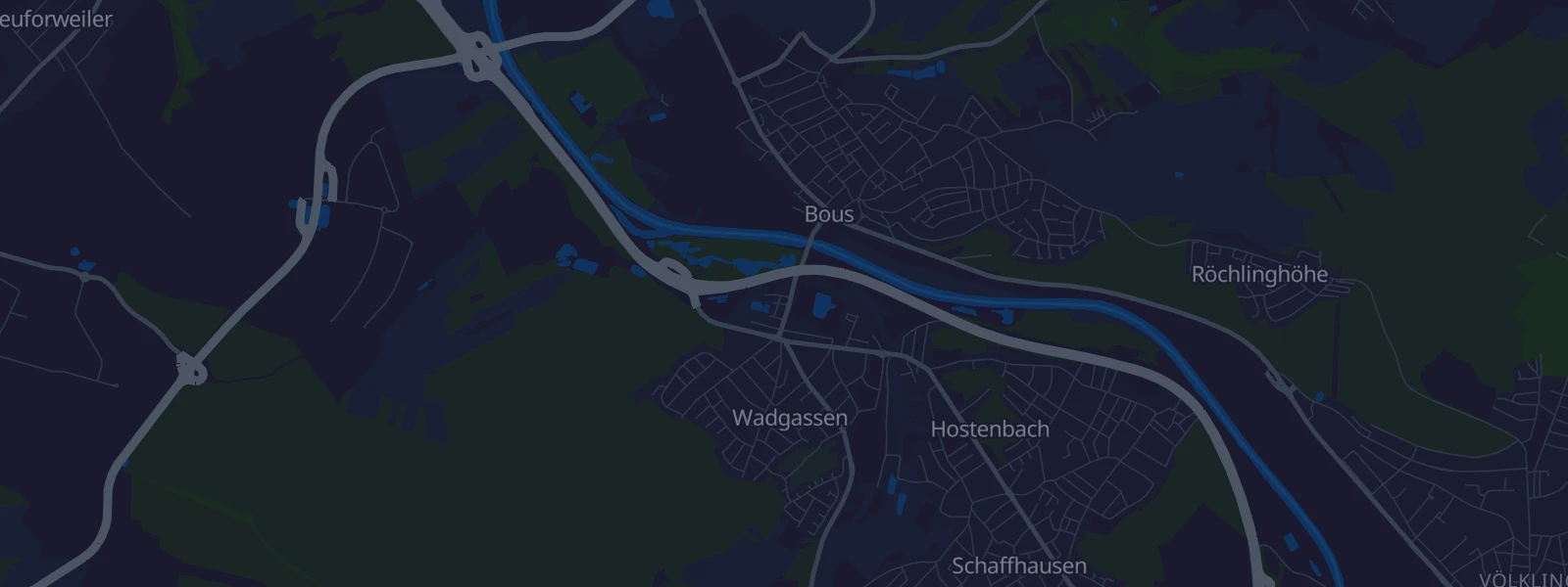 Karte von Wadgassen
