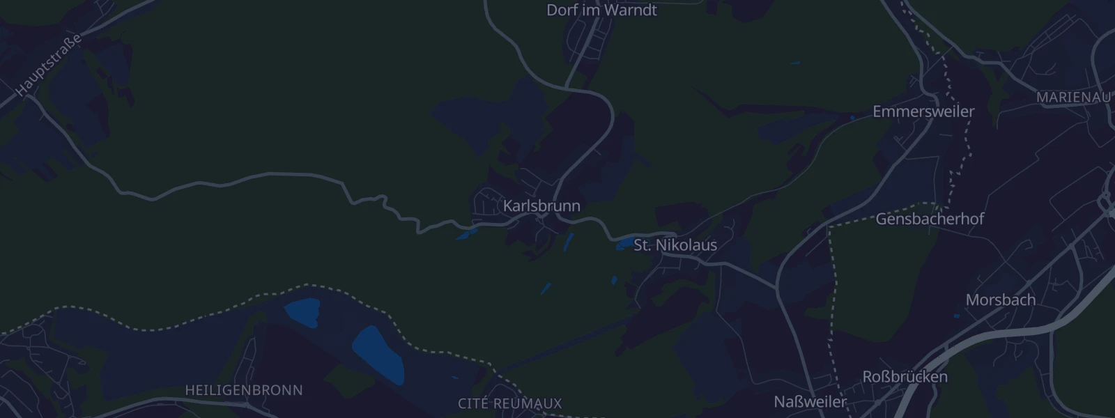 Karte von Großrosseln