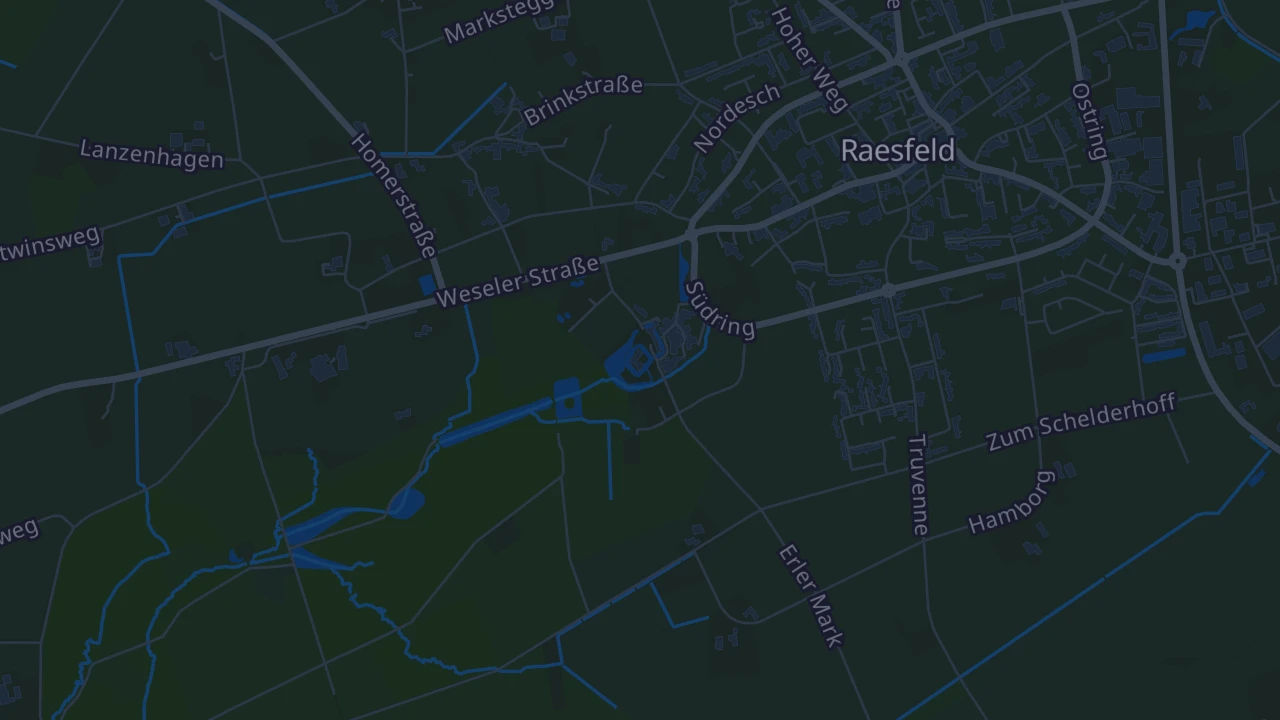 Karte von Raesfeld