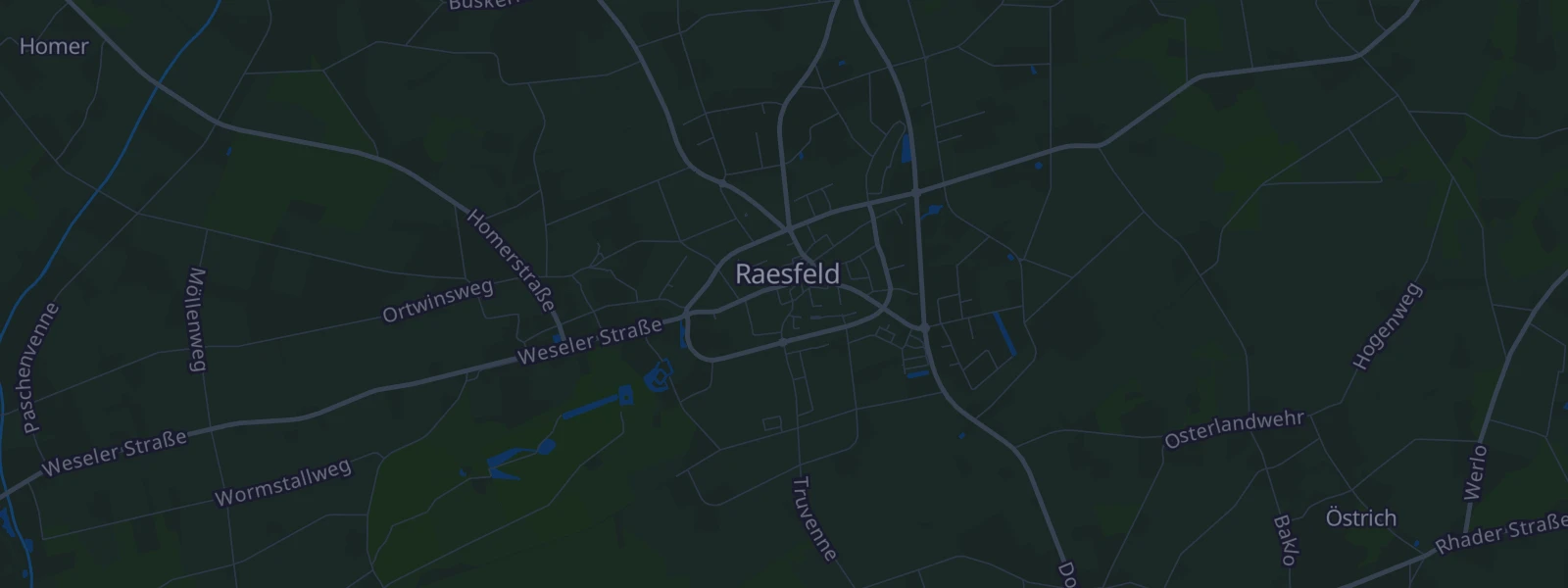 Karte von Raesfeld