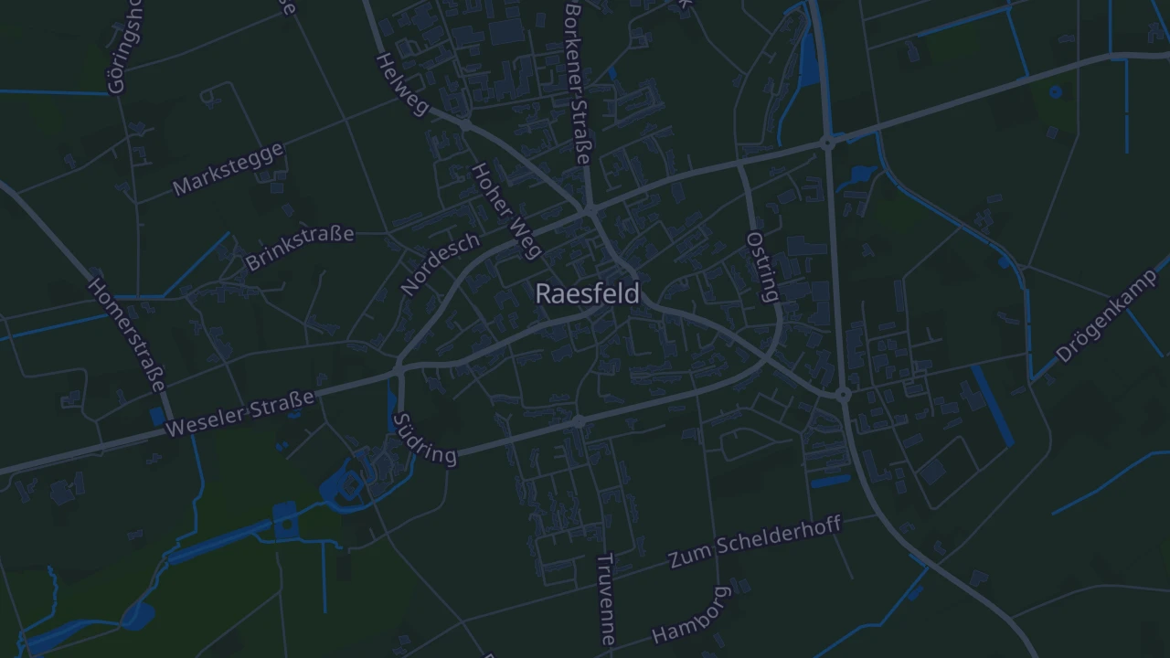 Karte von Raesfeld