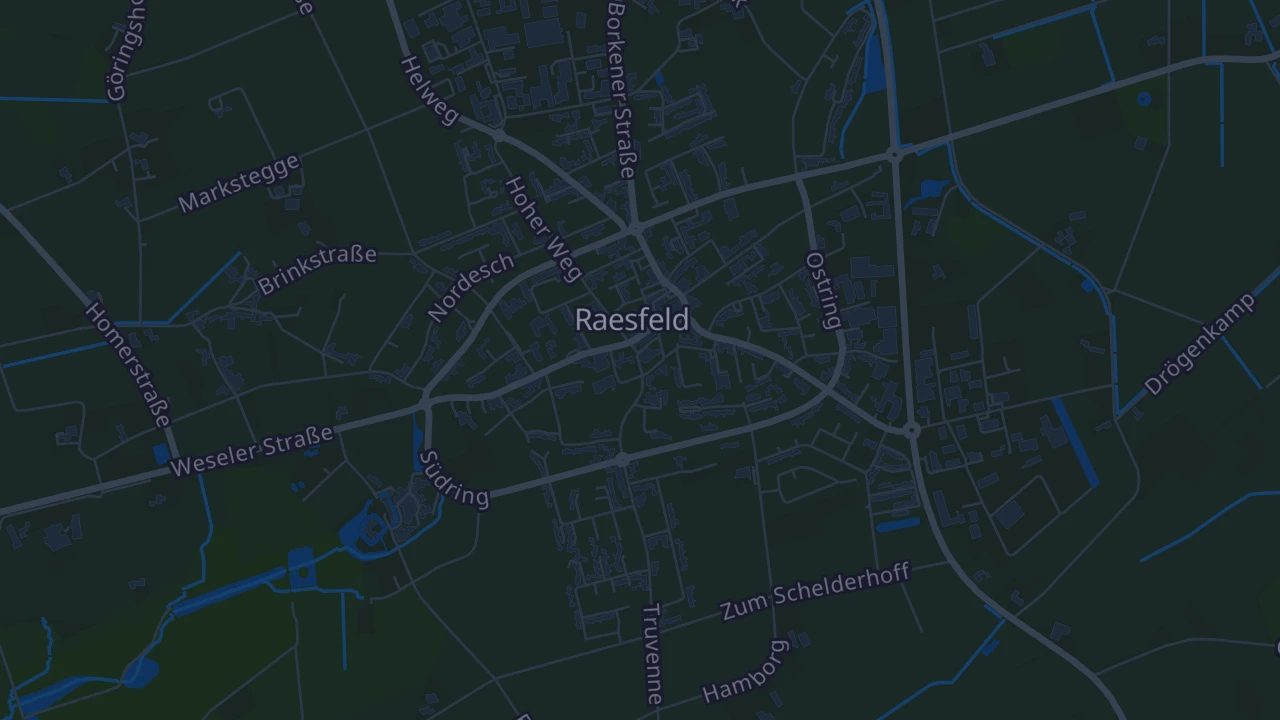 Karte von Raesfeld