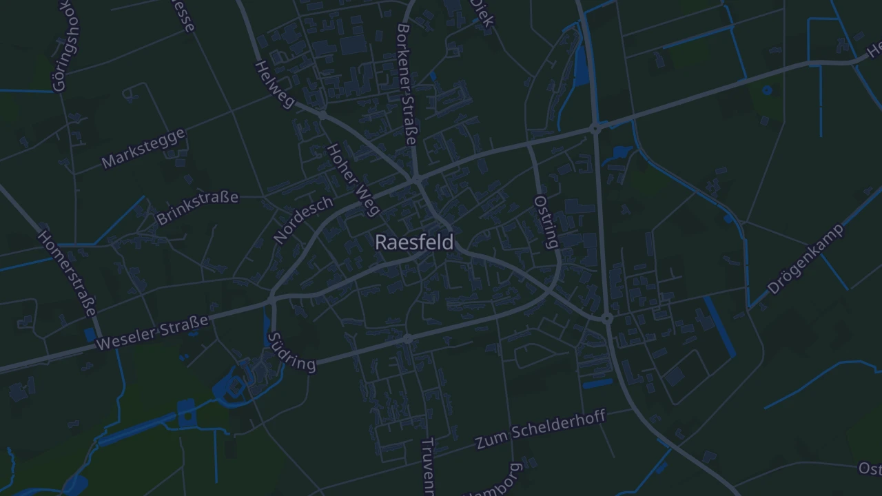 Karte von Raesfeld
