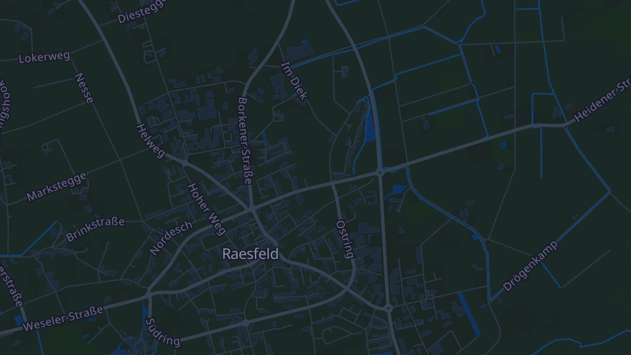 Karte von Raesfeld